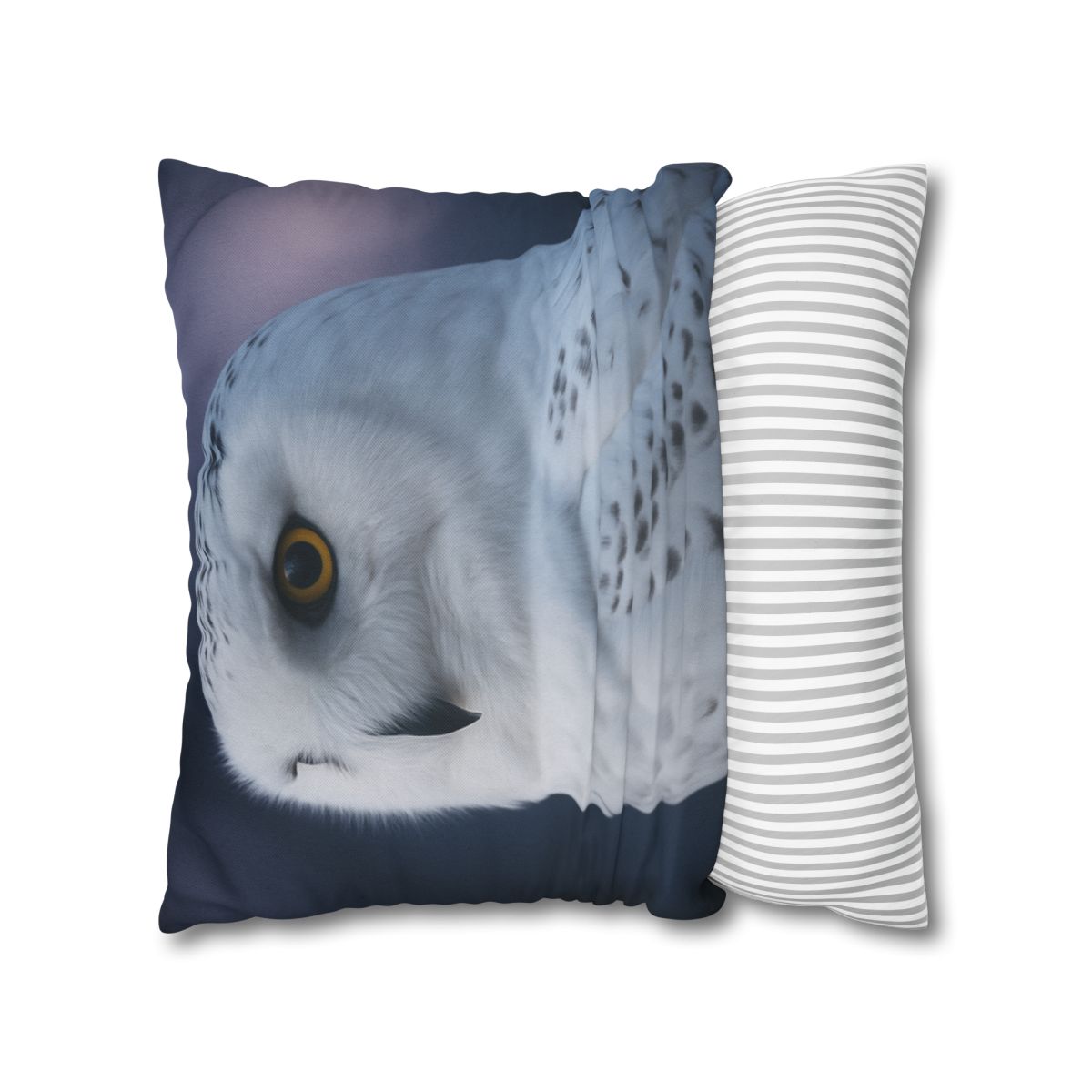 Twilight Watcher Snowy Owl stylish decorative pillowcases