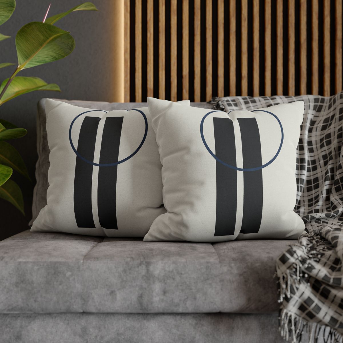 Split Column And Orbiting Ring trendy patterned pillow cases