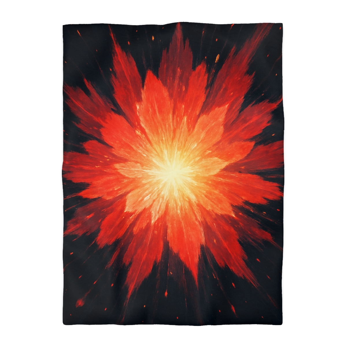 Starburst Ember Bloom custom duvets