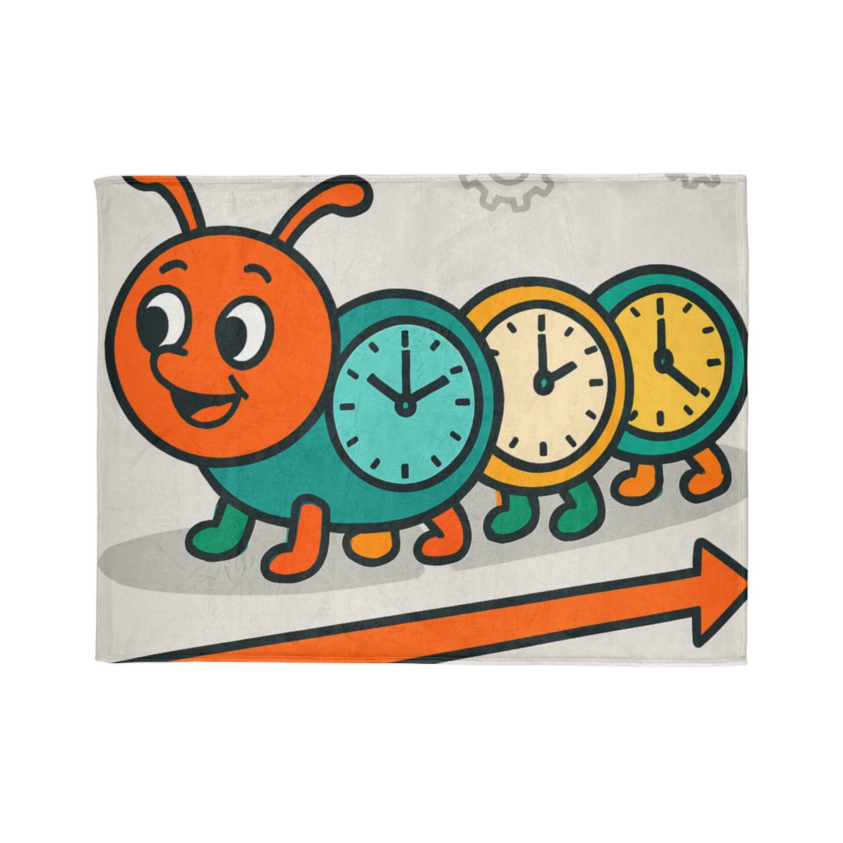 Clockwork Caterpillar Time Trek warm winter blankets