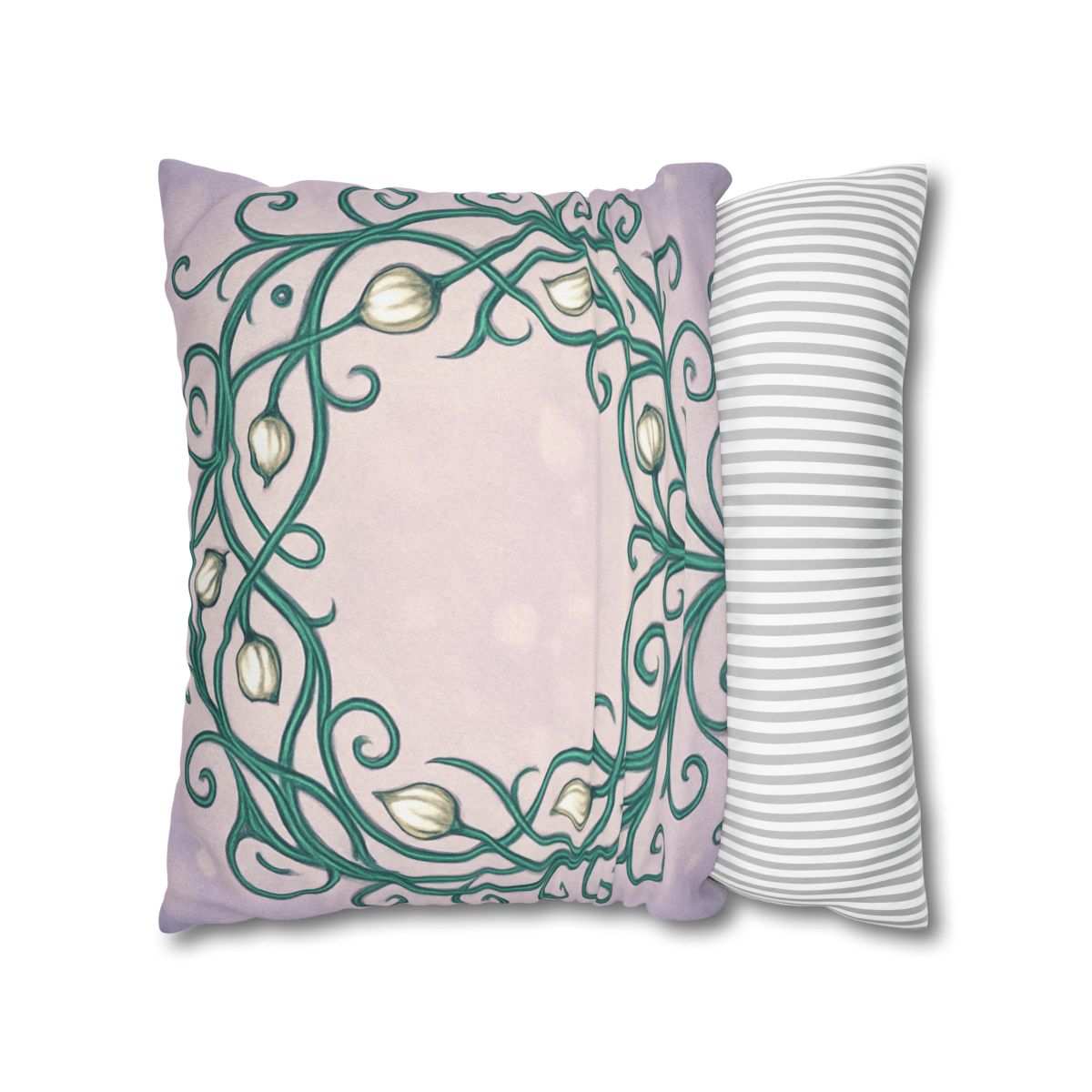 Vine Lattice Halo designer print pillow cases