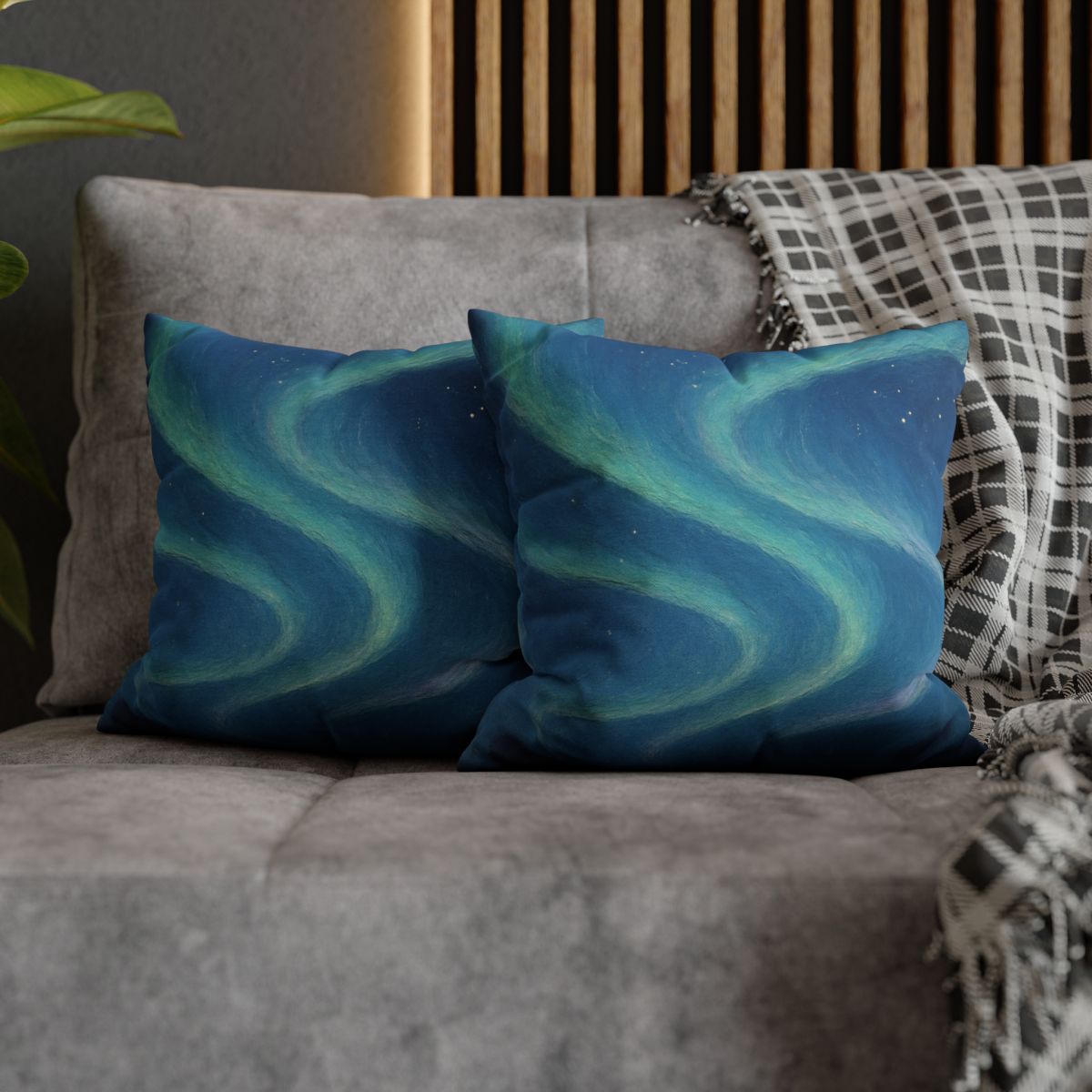 Aurora Halo Drift comfortable bedding pillow covers