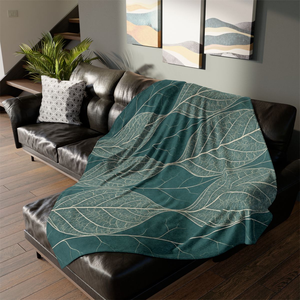 Vein Lace Panel warm winter blankets