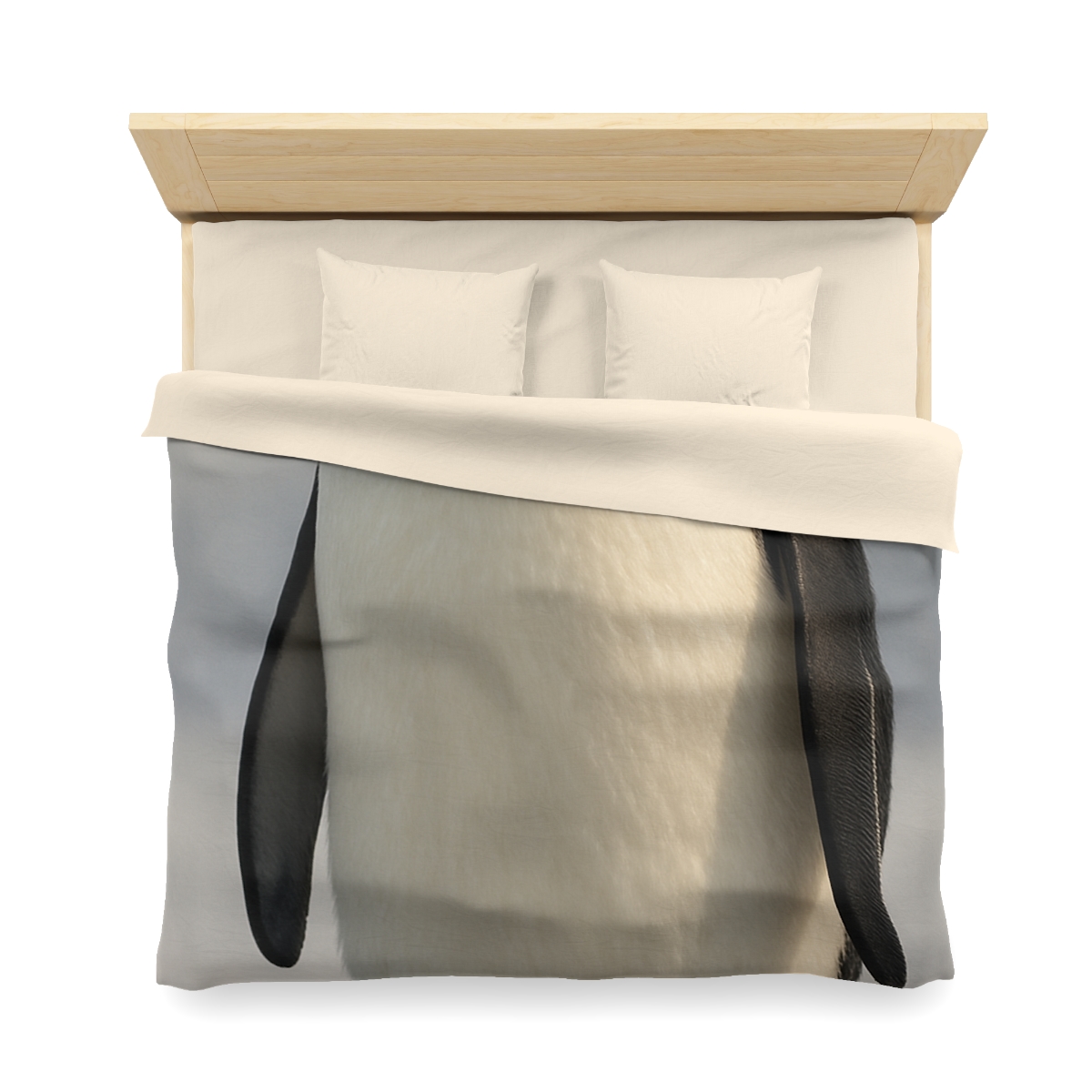 Frost Halo Emperor Penguin soft comforter duvets