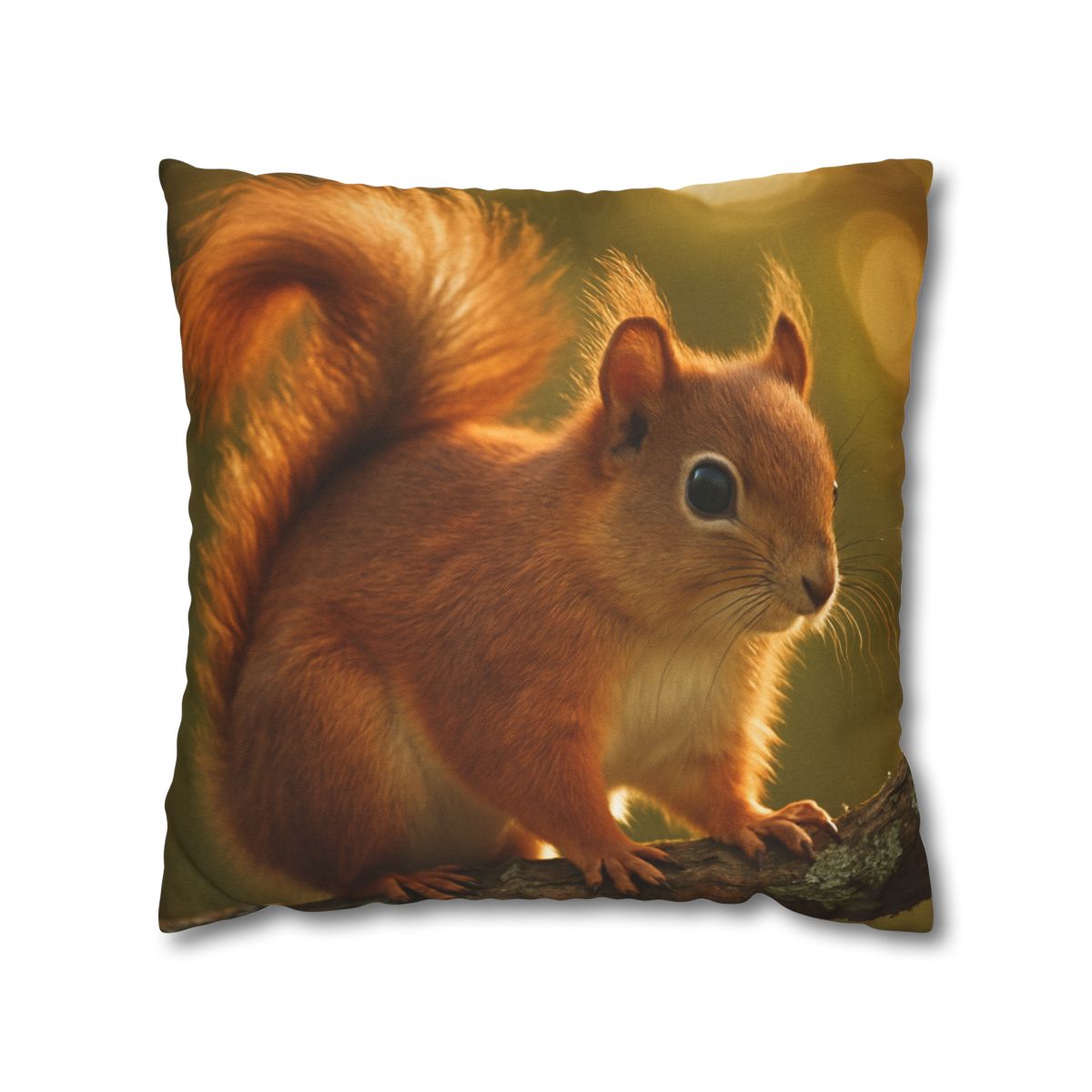 Sunrise Forager Red Squirrel comfortable bedding pillow covers
