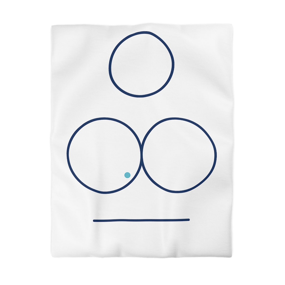 Triad Rings With Shared Tangent stylish duvet covers