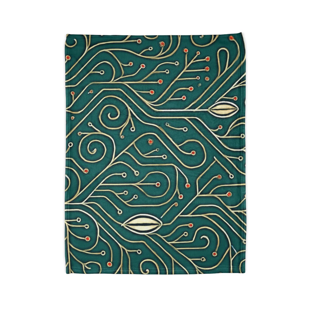 Vine Circuit Filigree trendy patterned blankets