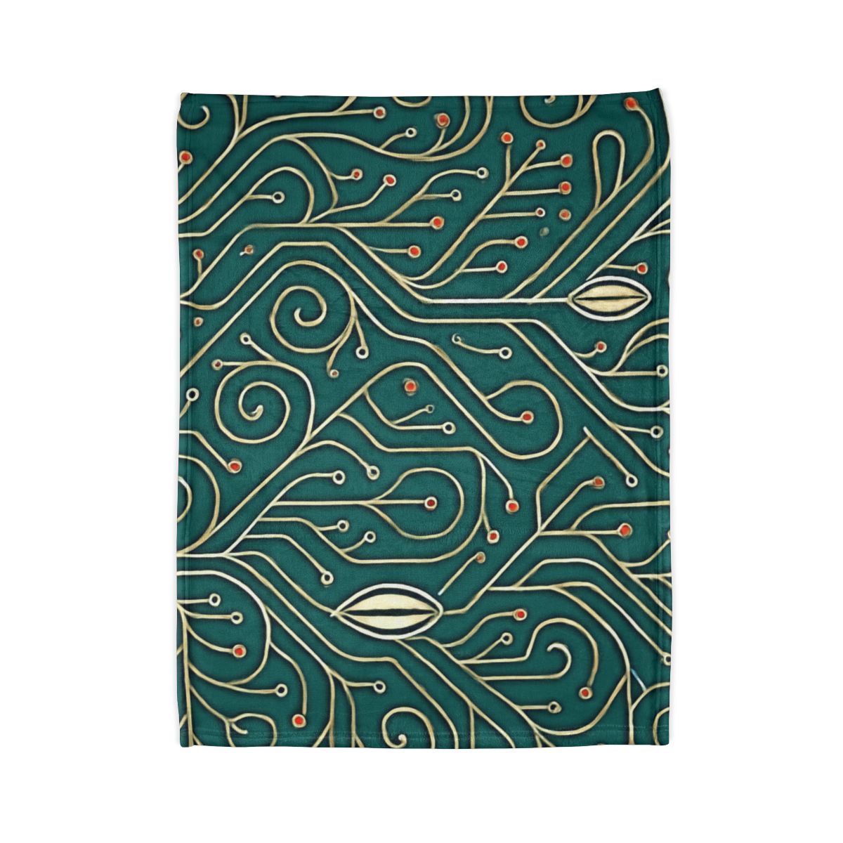 Vine Circuit Filigree trendy patterned blankets
