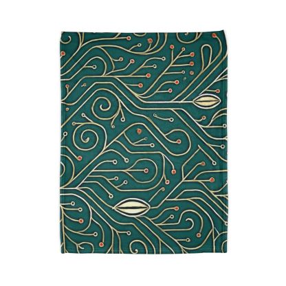 Vine Circuit Filigree trendy patterned blankets