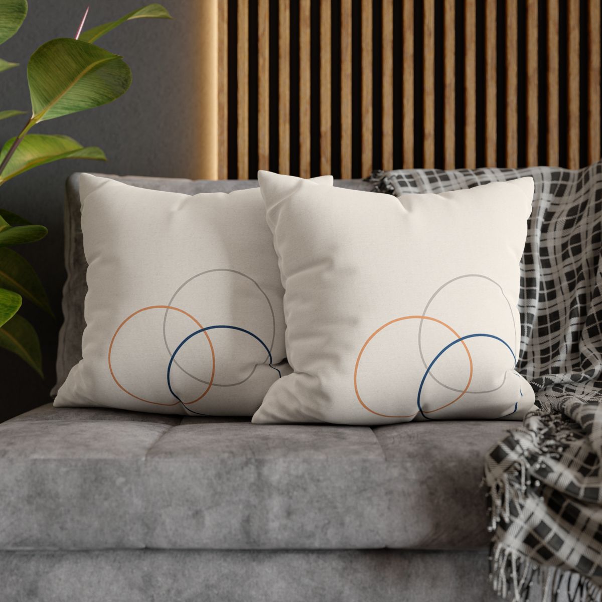 Orbiting Ring Triad trendy patterned pillow cases