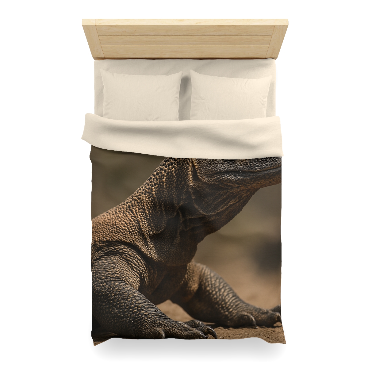 Ancient Sentinel Komodo Dragon soft comforter duvets