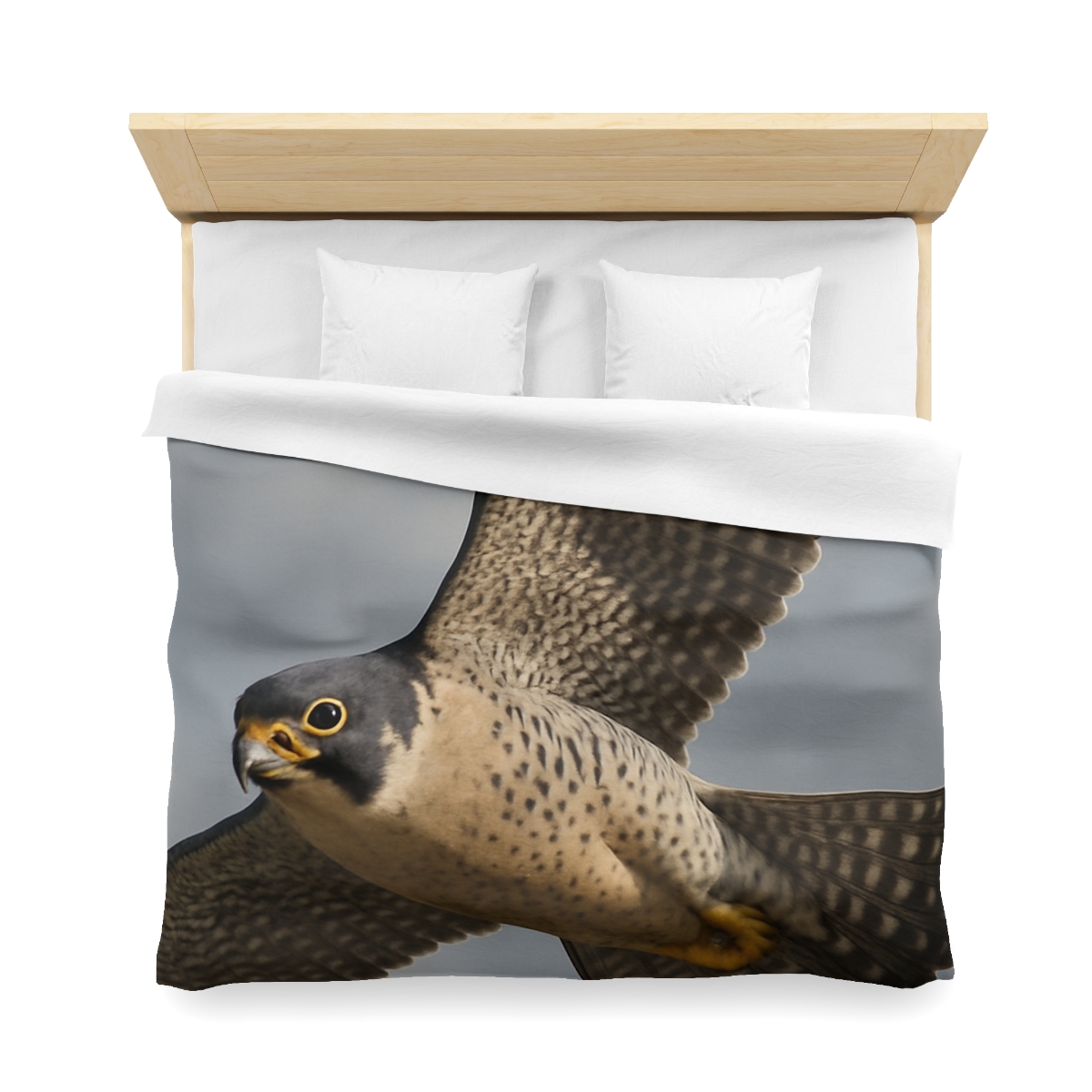 Sky Lance Peregrine Falcon personalized bedding duvets