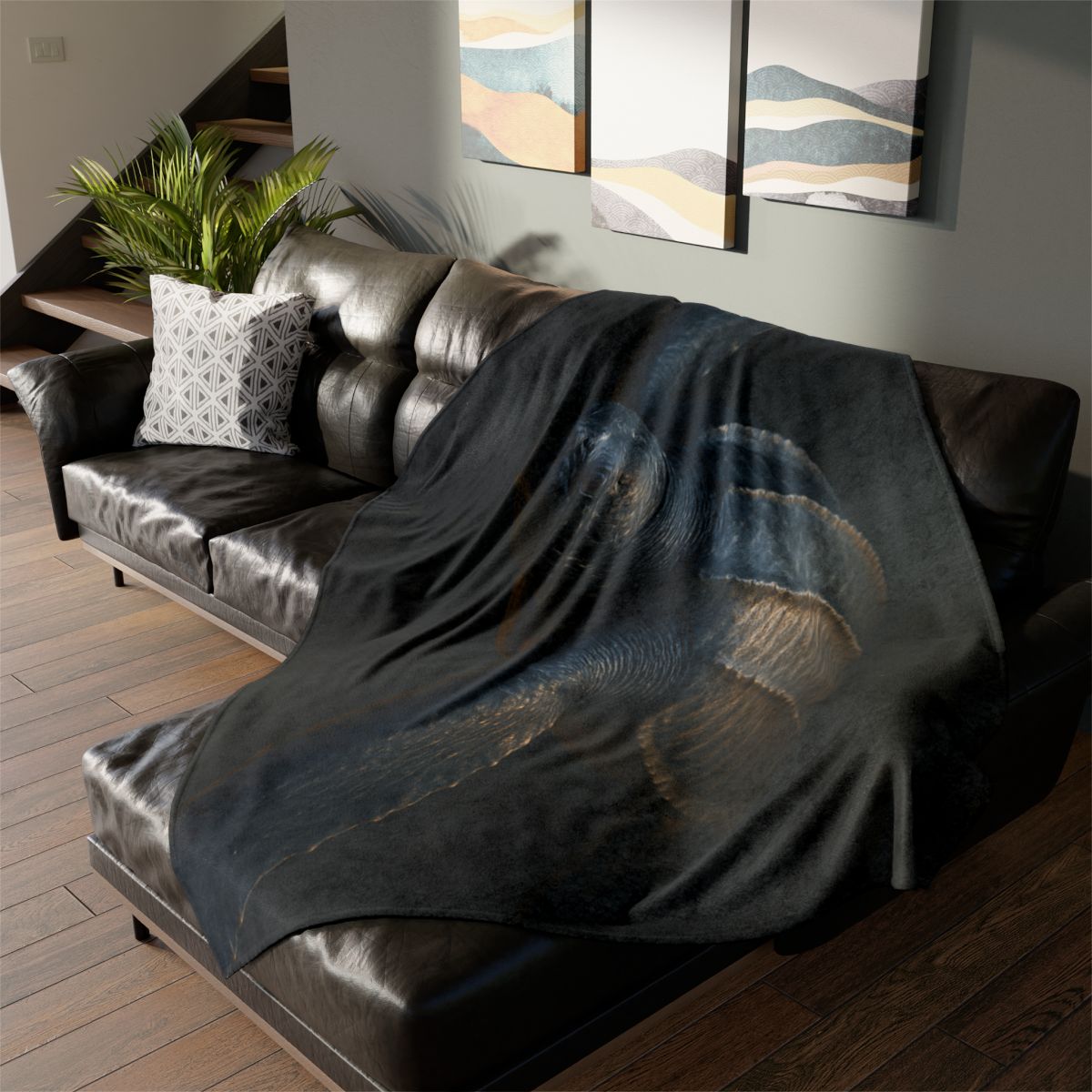 Starlit Drift Leatherback Sea Turtle warm winter blankets