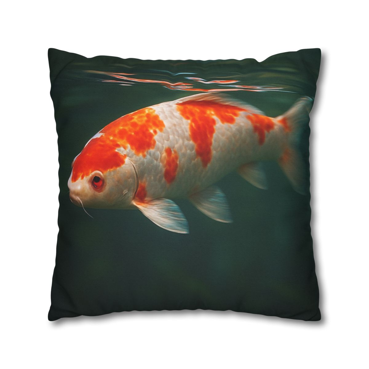 Crystal Current Koi Fish custom pillow cases