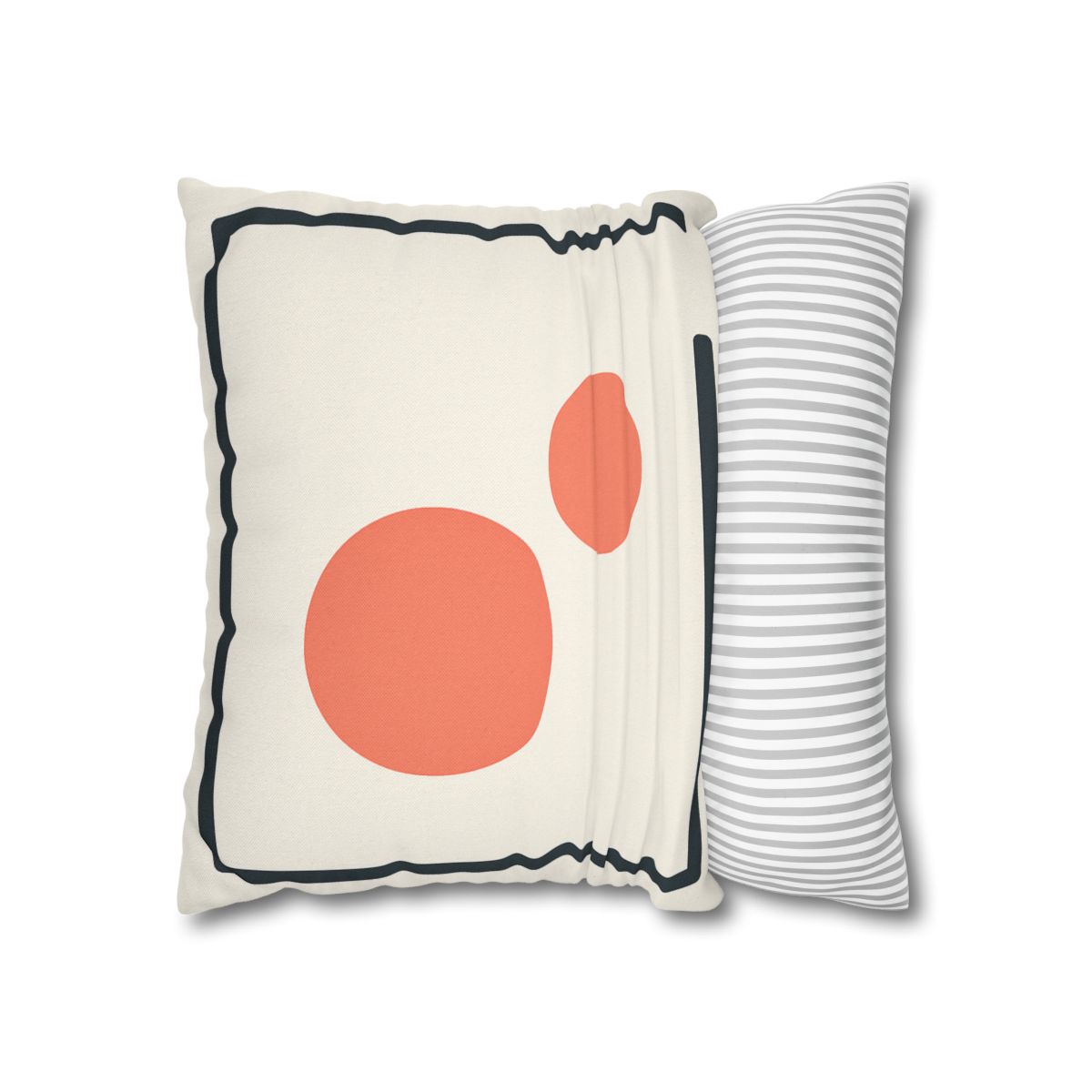 Asymmetric Frame Gap With Two Discs soft cotton pillow cases
