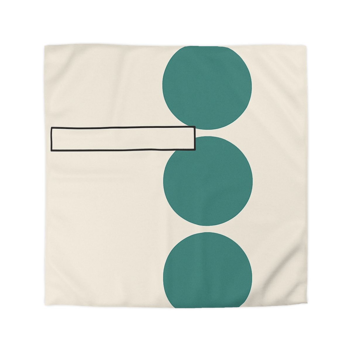 Staggered Circle Trio With Offset Bar warm winter duvets