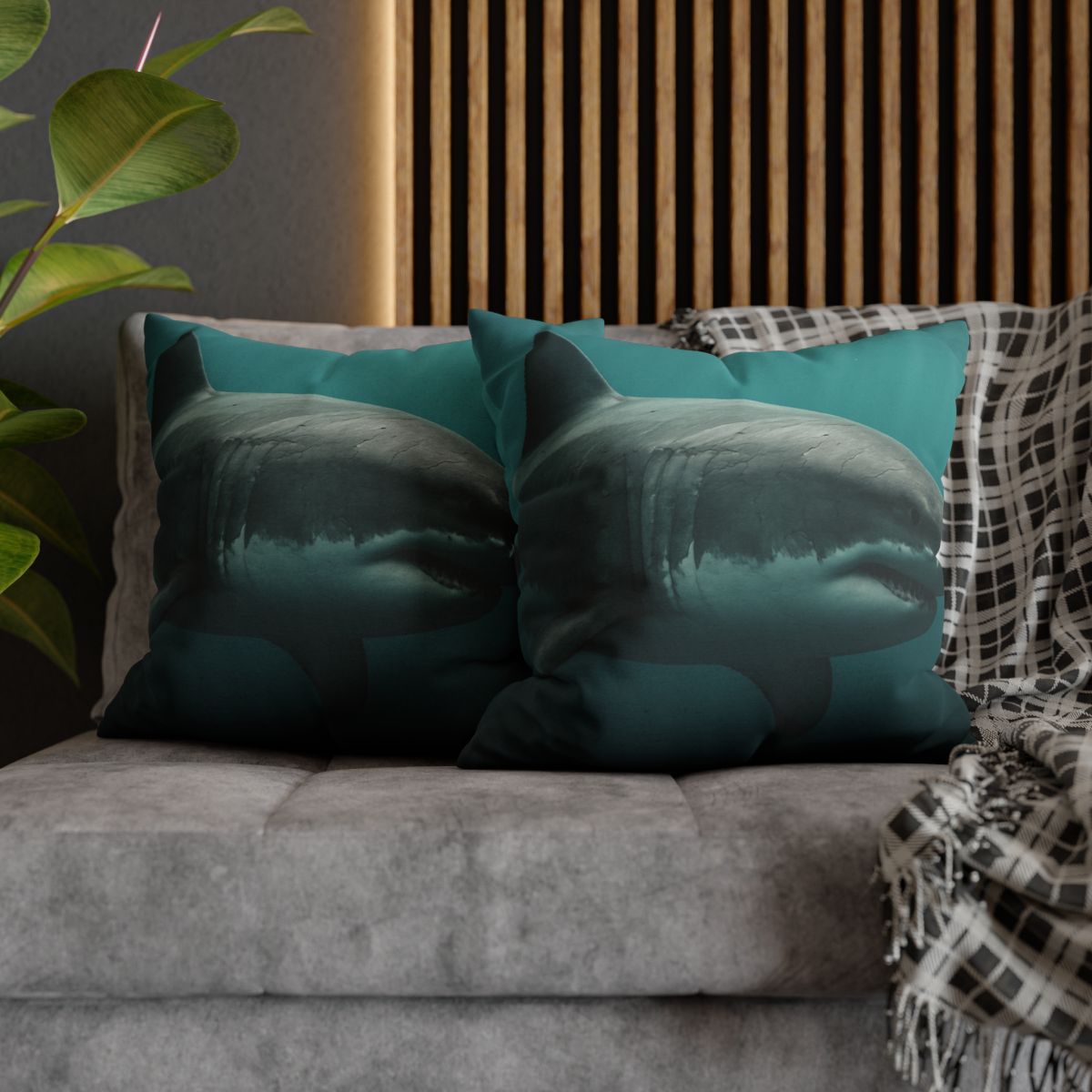 Silent Hunter Great White Shark unique gift pillow cases