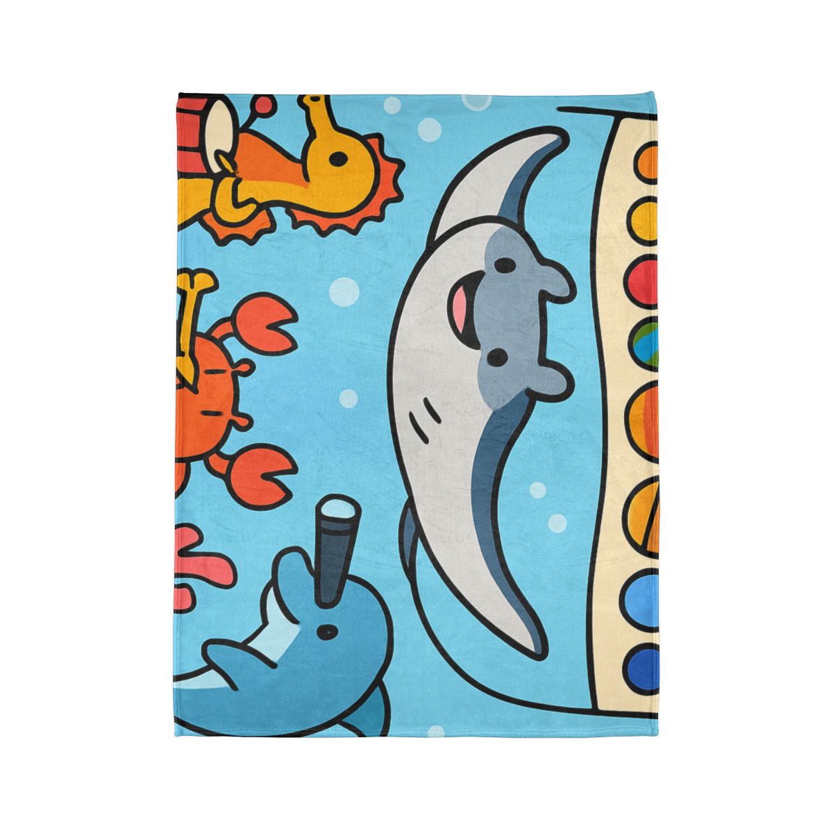 Rainbow Reef Planet Parade custom blankets