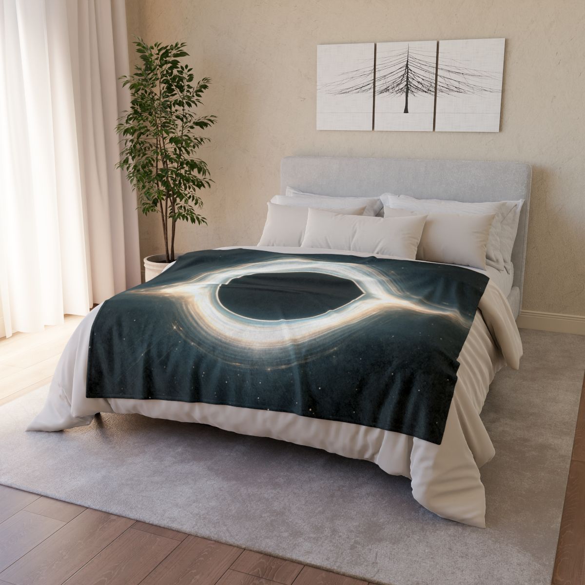 Lensed Starlight Bloom custom blankets