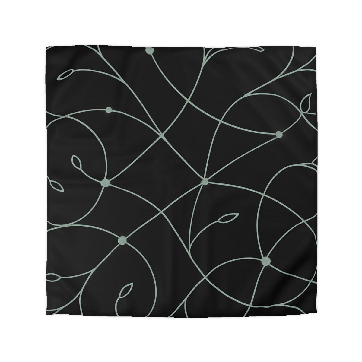 Vine Lattice Constellation Map designer printed duvets