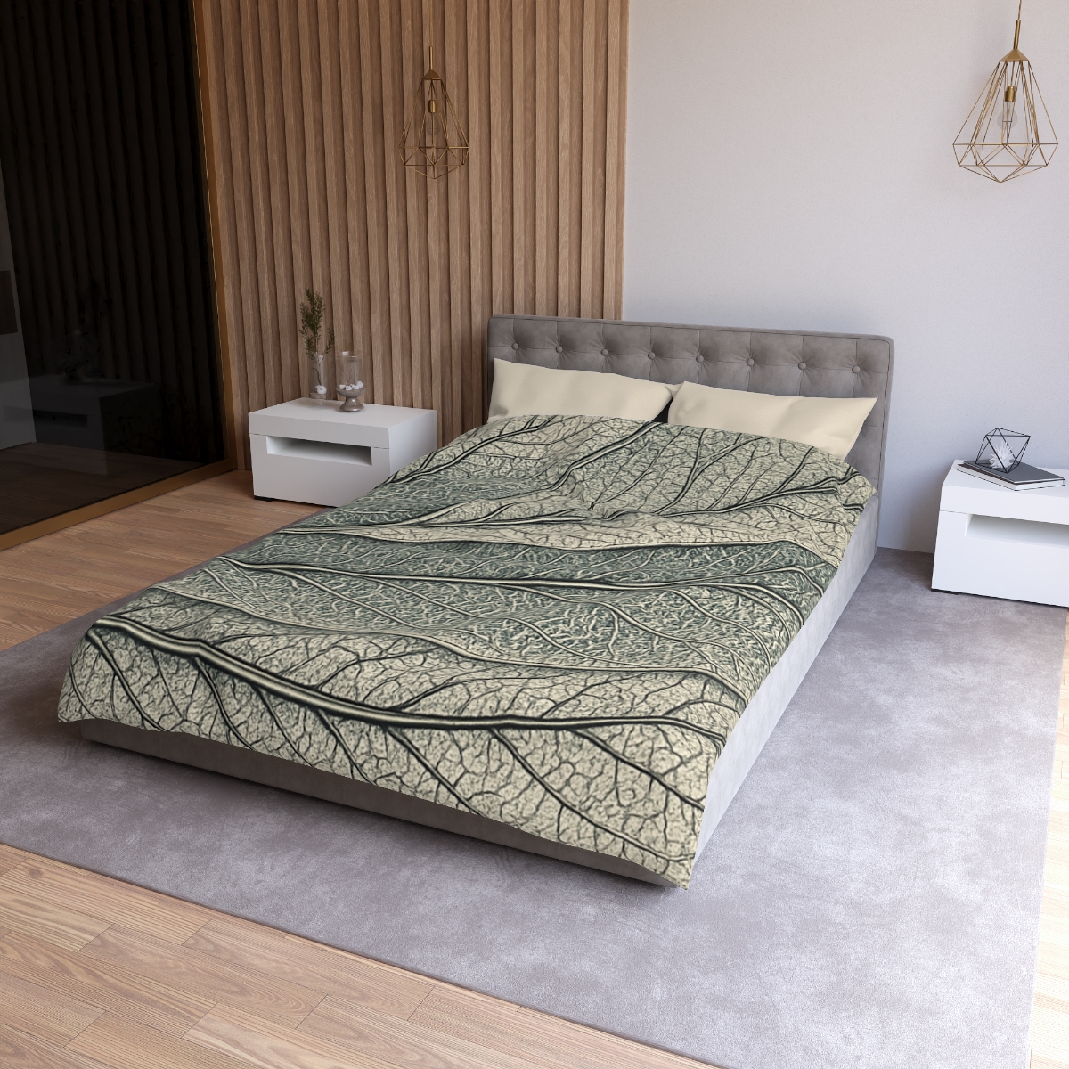 Vein Map Filigree custom duvets