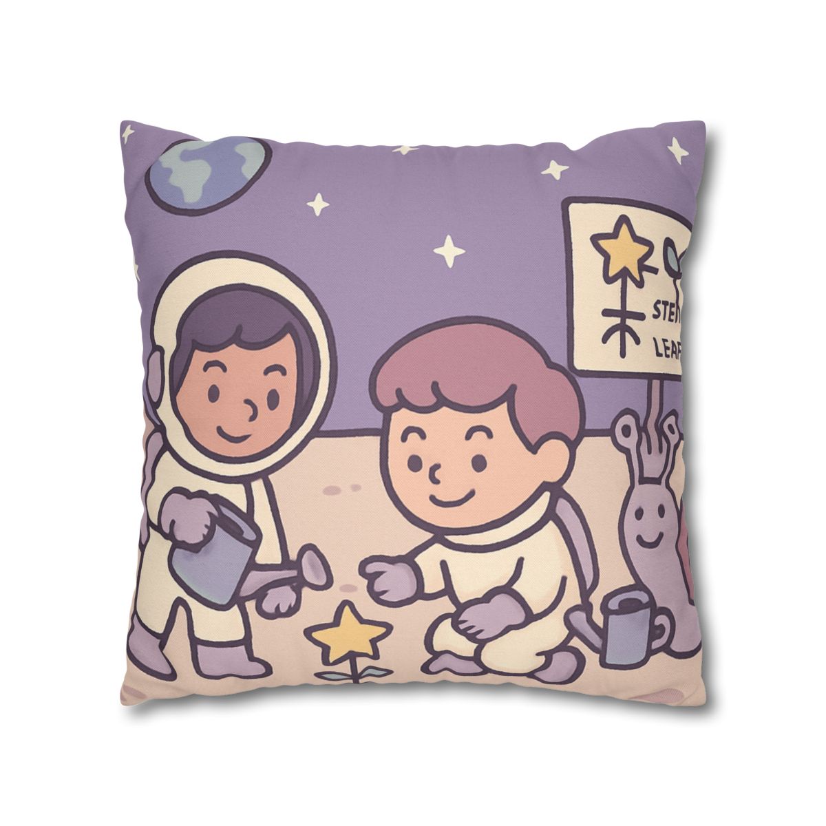 Moon Gardeners Planting Stardust Seeds soft cotton pillow cases