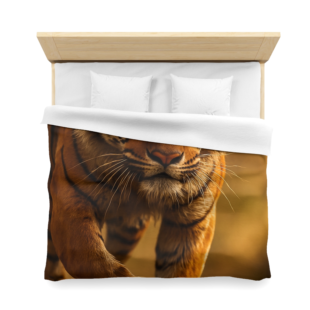 Crimson Stride Tiger duvets for gifts