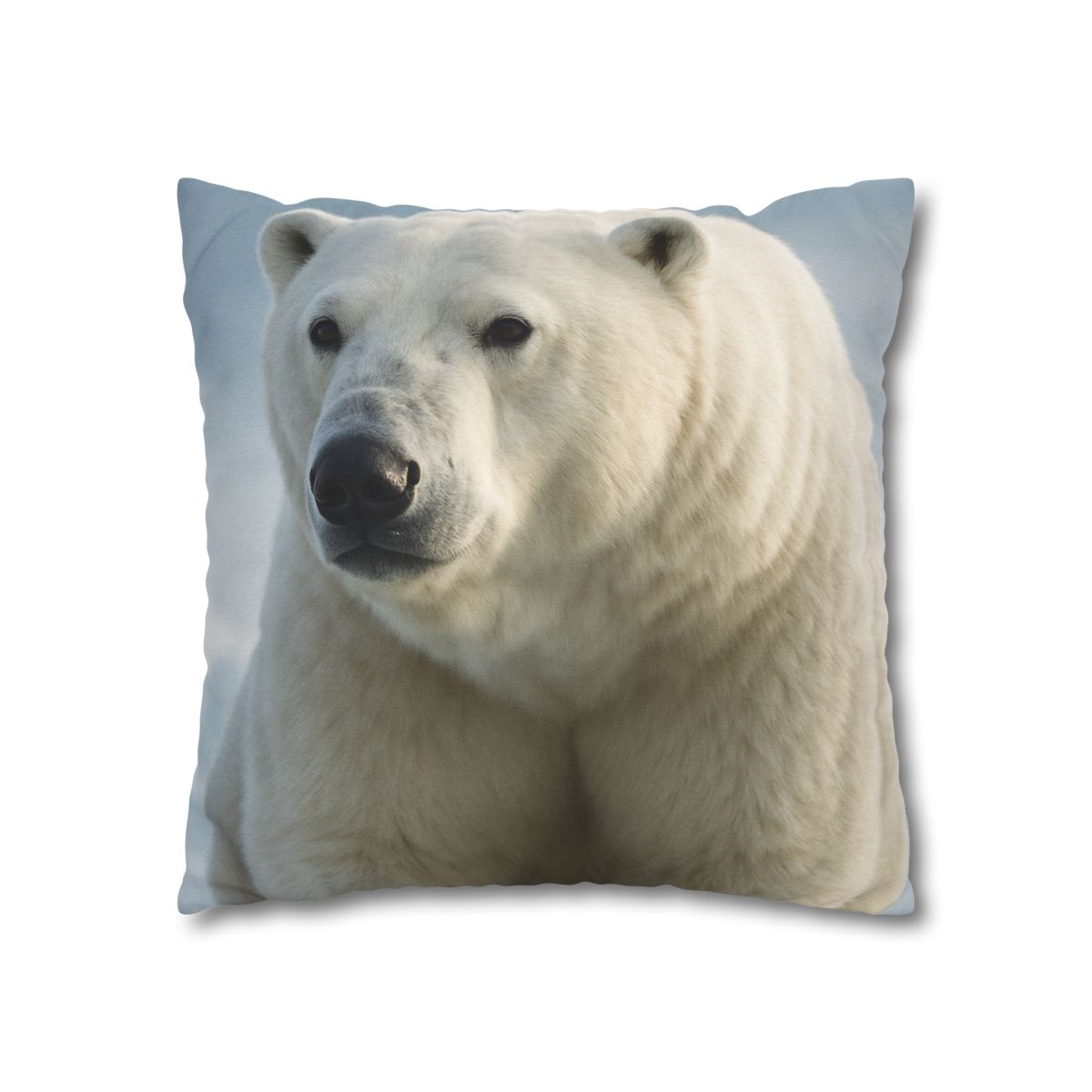 Glacier Sentinel Polar Bear personalized pillow covers