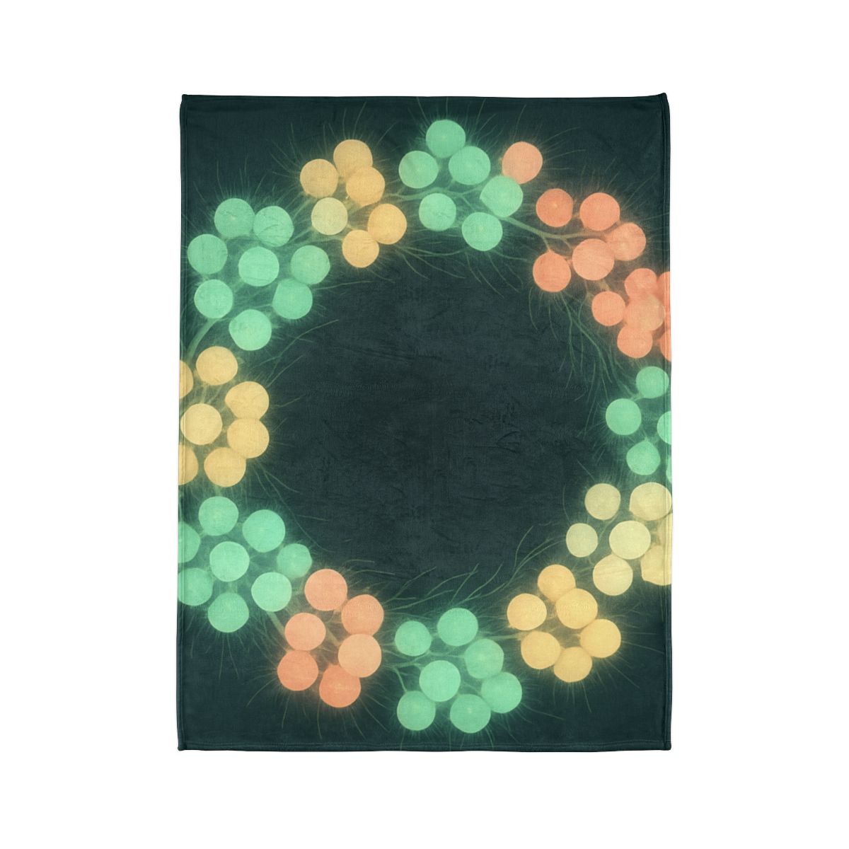 Galactic Seed Halo stylish throw blankets