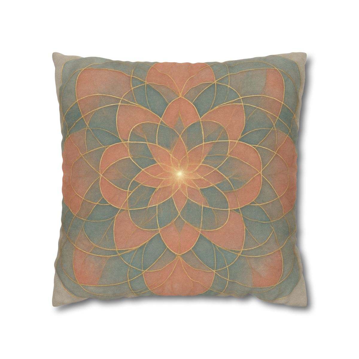 Petal Orbit Lattice soft cotton pillow cases
