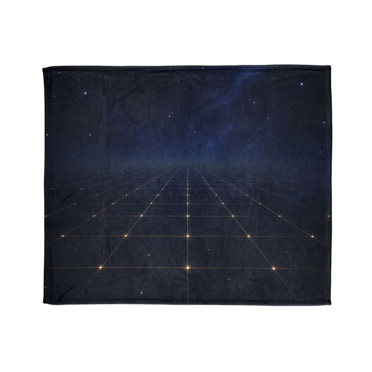 Luminous Cosmic Lattice decorative home blankets