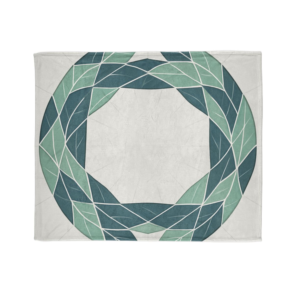 Orbiting Leaf Lattice soft fleece blankets