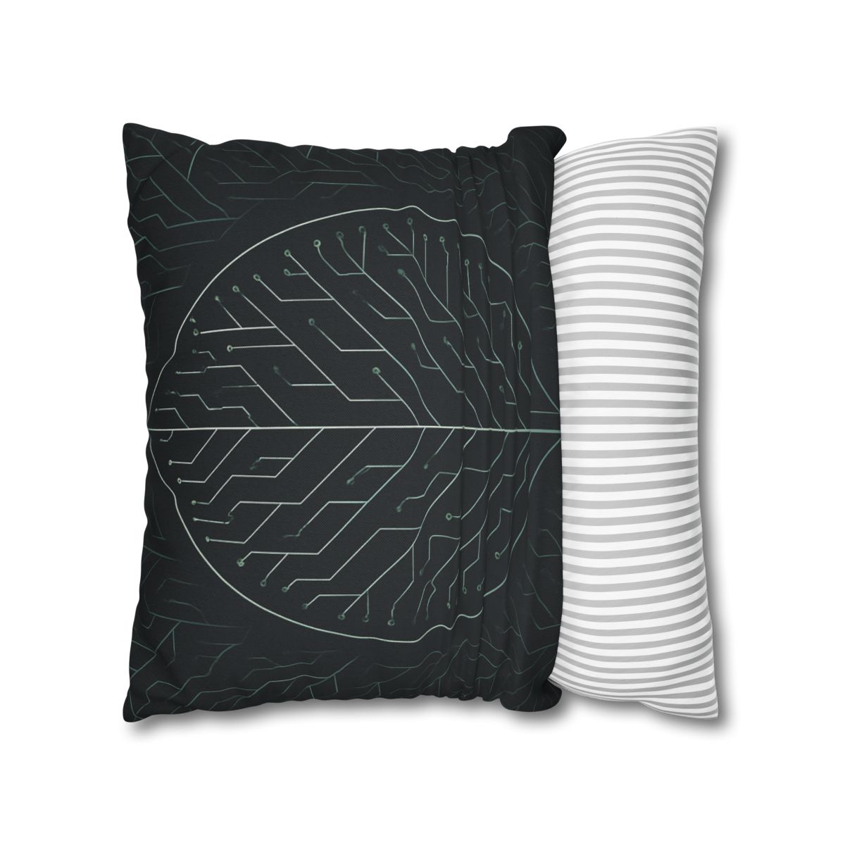 Leaf Vein Circuitry custom pillow cases