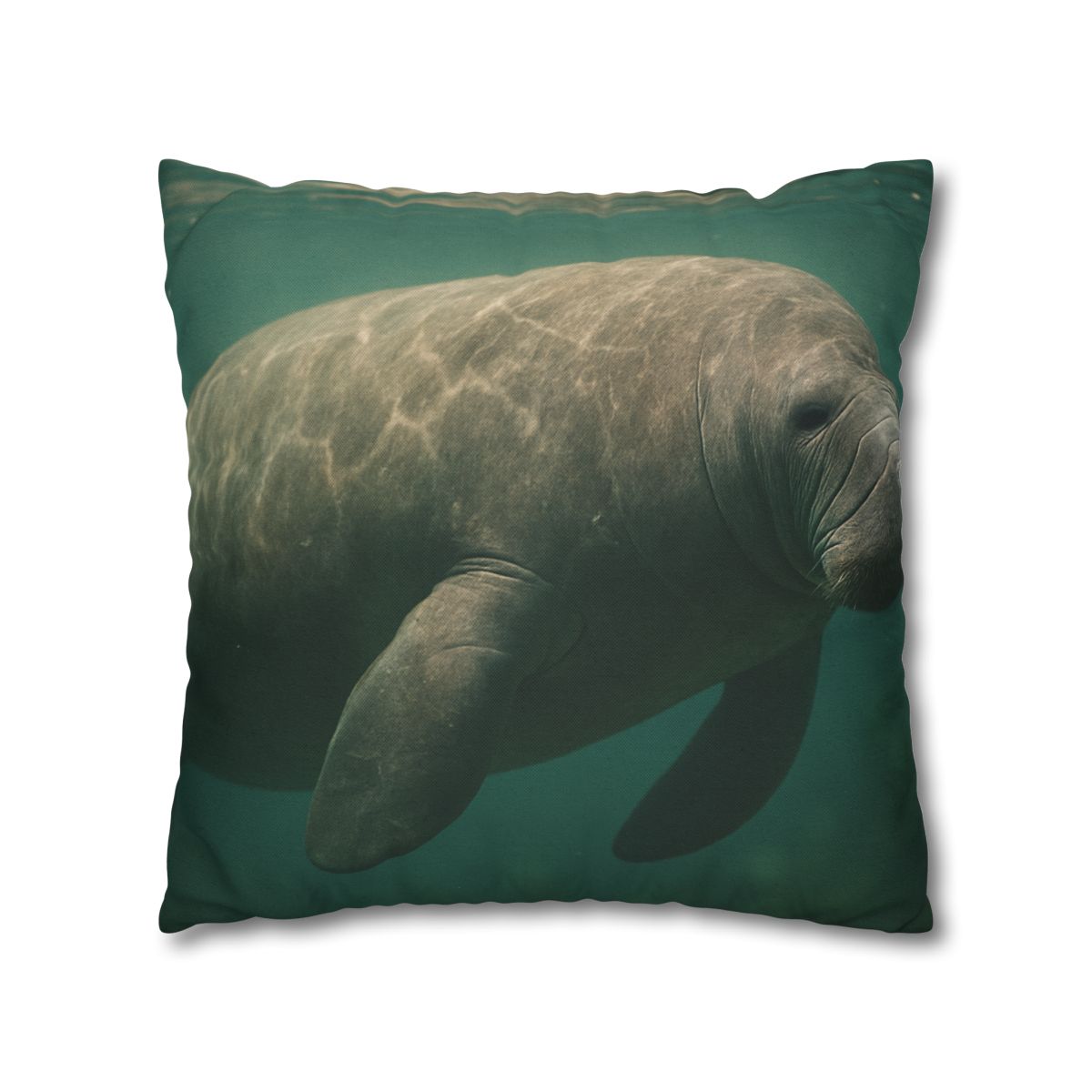 Quiet Drift West Indian Manatee custom pillow cases