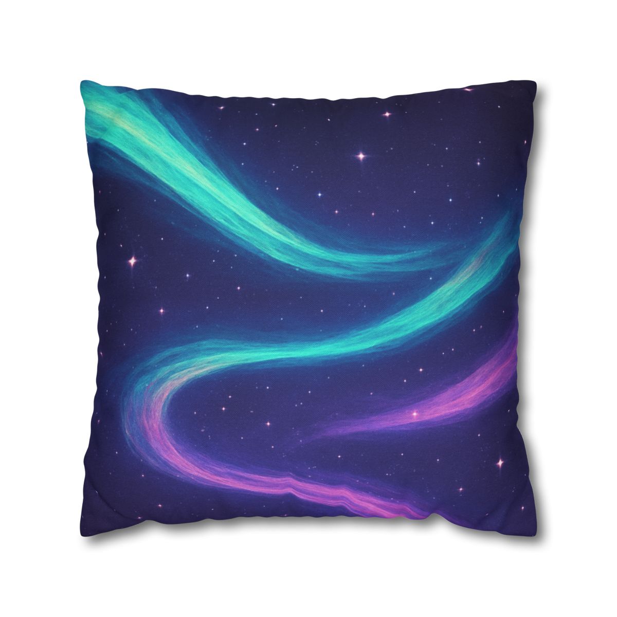 Aurora Plasma Ribbon Drift trendy patterned pillow cases