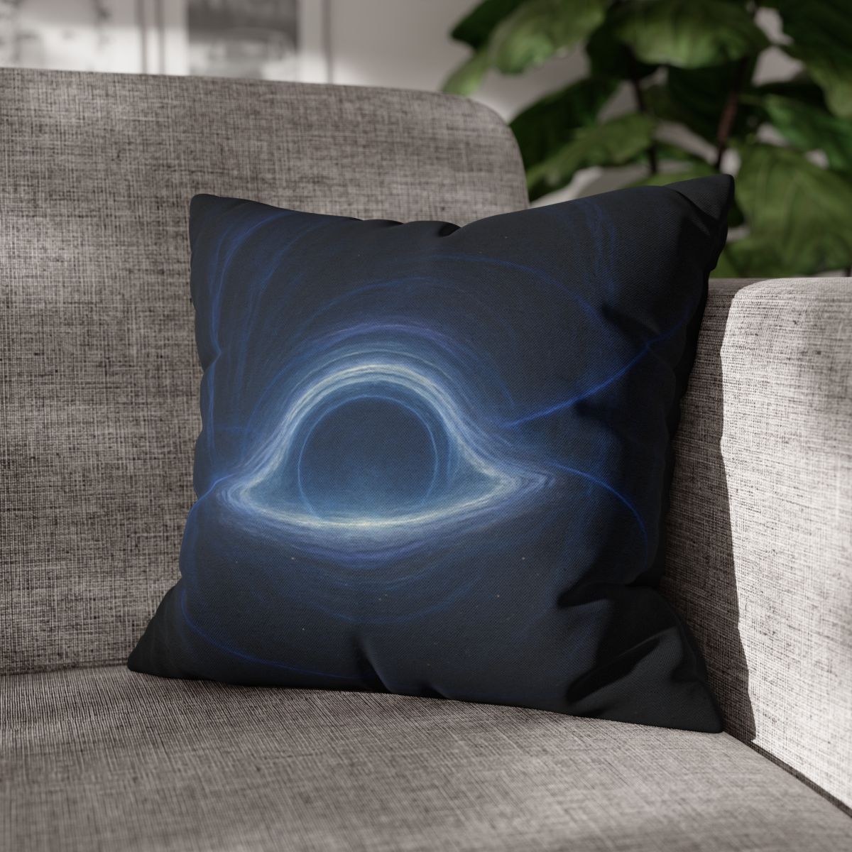 Luminous Event Horizon Veil soft cotton pillow cases
