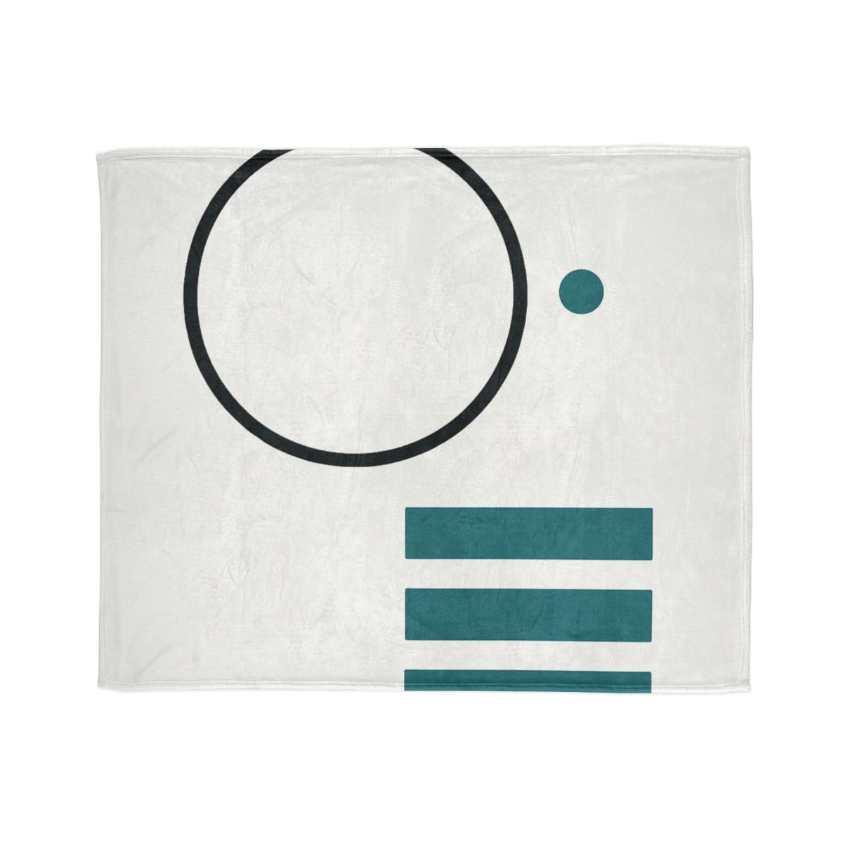 Orbiting Bars And Hollow Circle personalized cozy blankets