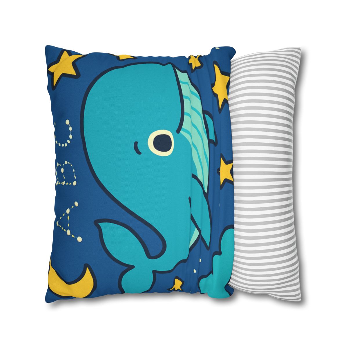 Starry Whale Expedition custom pillow cases