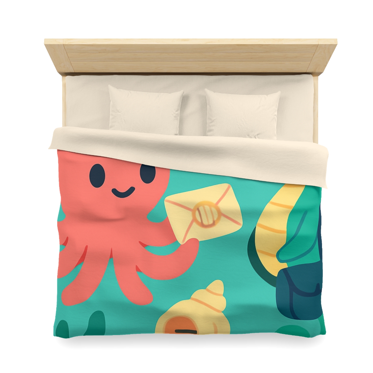 Glow Reef Post Office For Seahorse Mail personalized bedding duvets