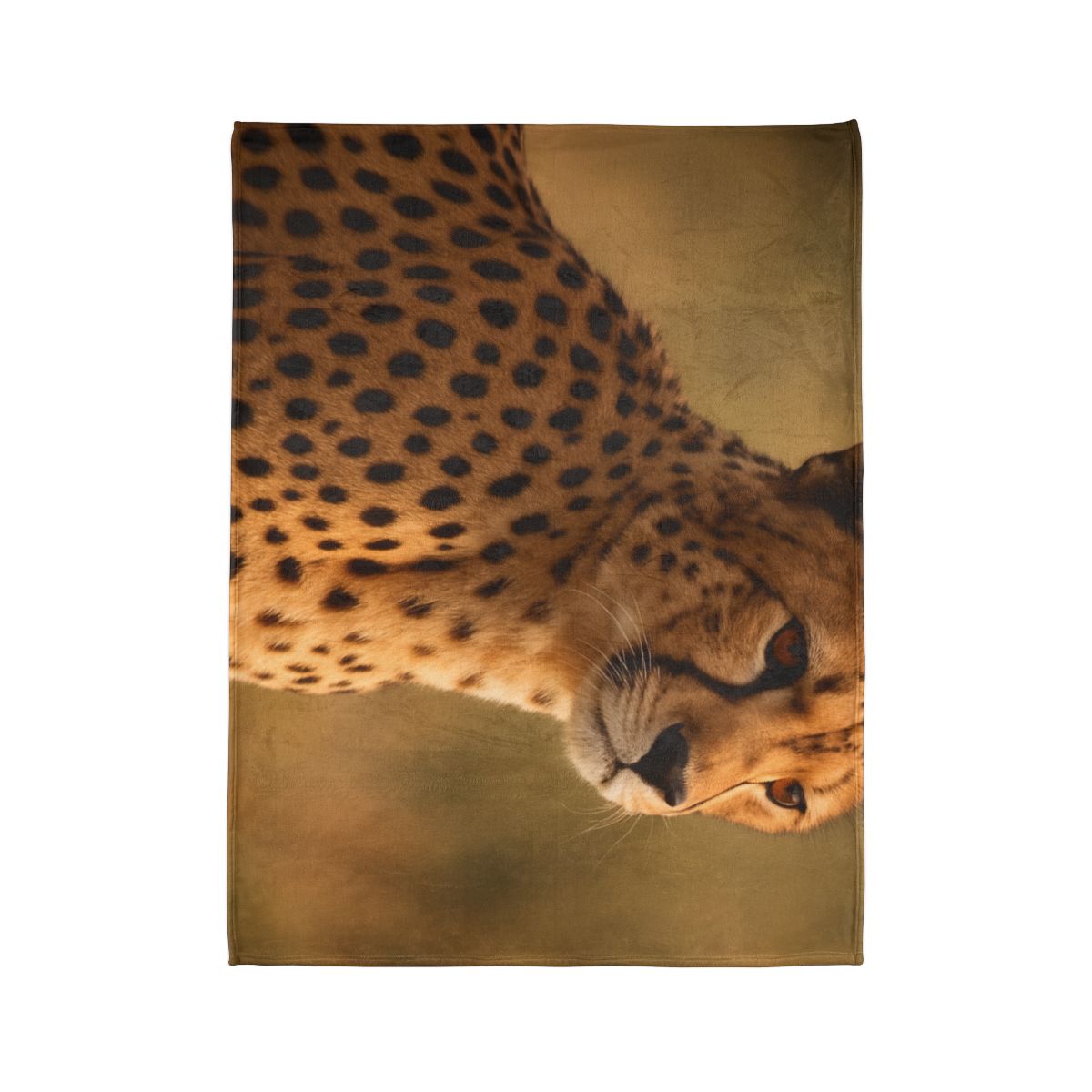 Amber Gaze Cheetah designer printed blankets
