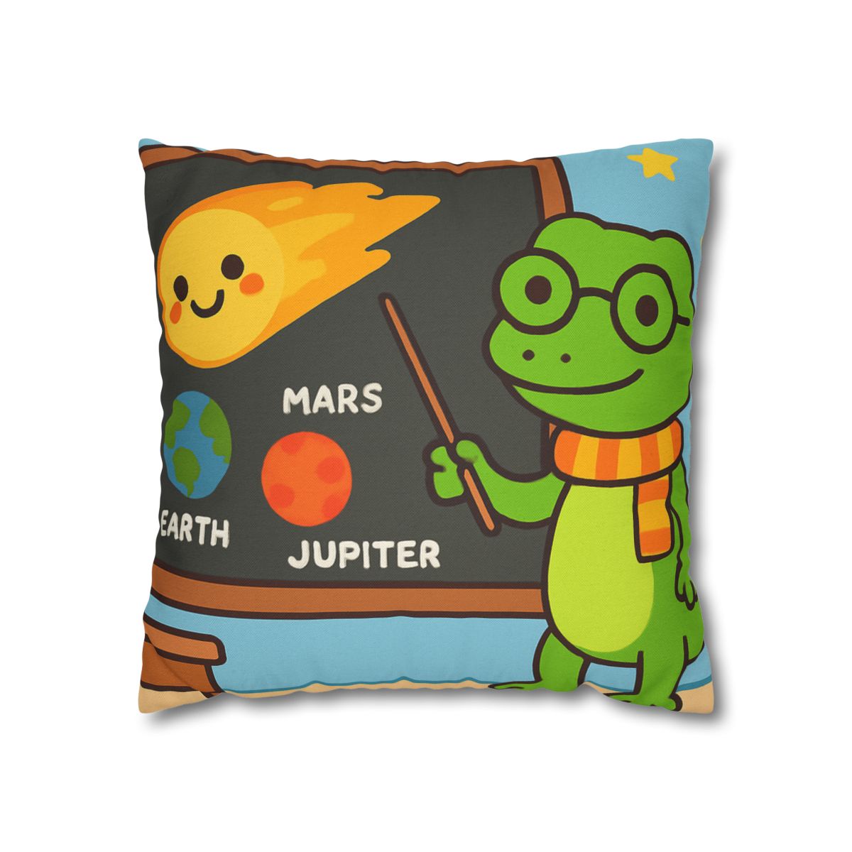 Comet Classroom Gecko custom pillow cases