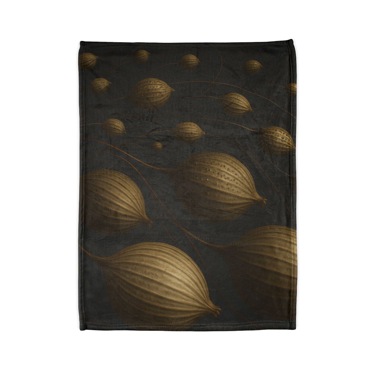 Seed Pod Orbital Cluster decorative home blankets