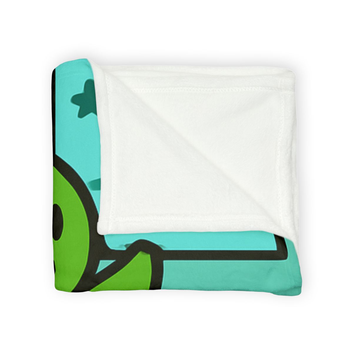 Underwater Rocket Turtle soft fleece blankets
