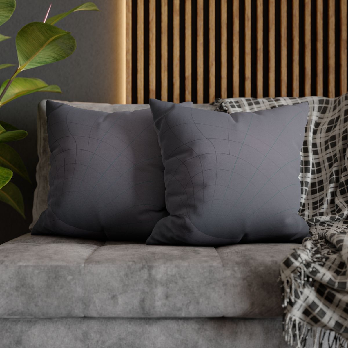 Void Echo Lattice trendy patterned pillow cases