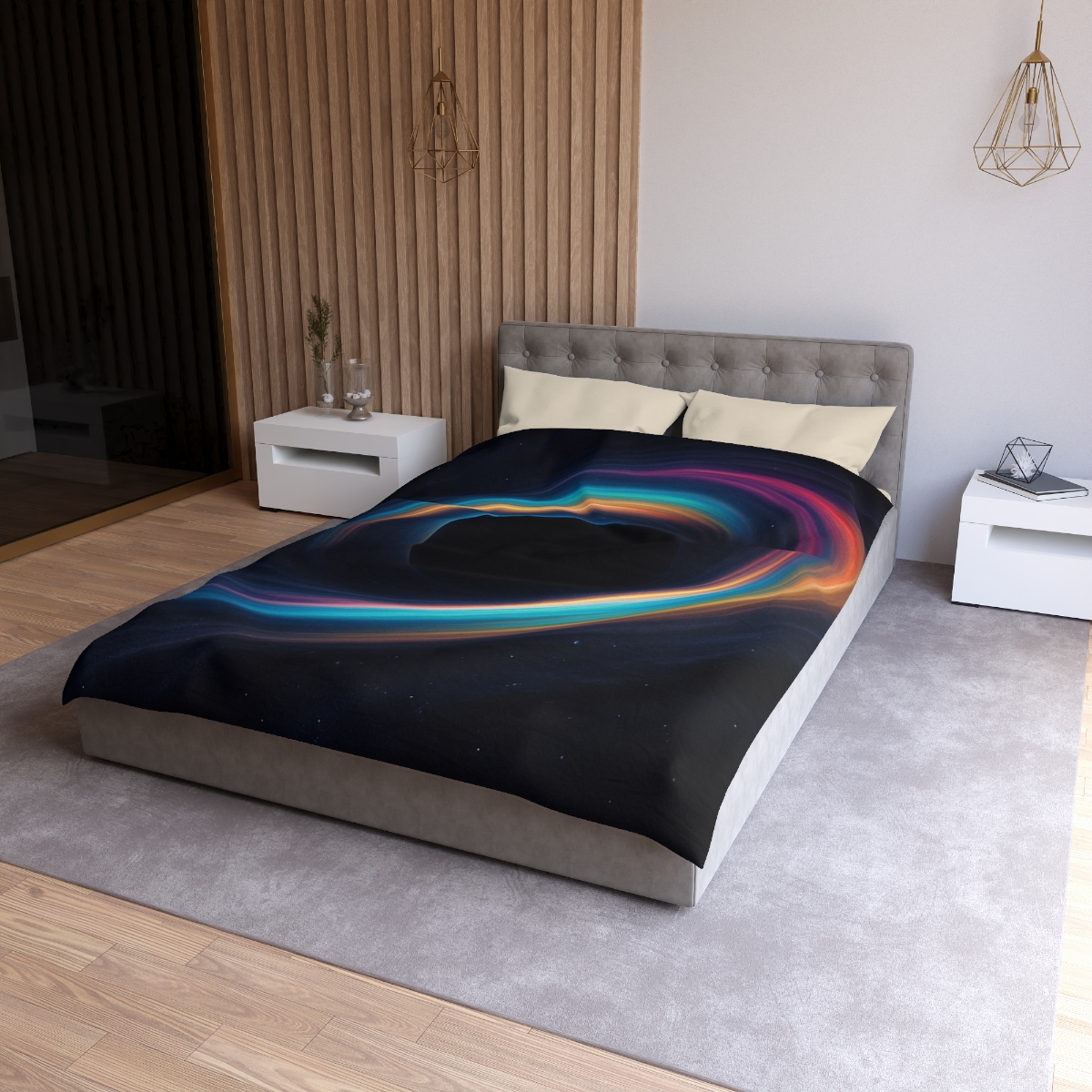 Chromatic Lensing Mirage trendy bedroom duvets