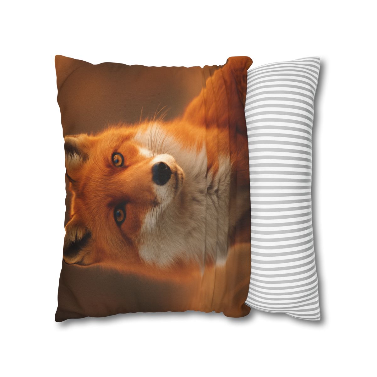 Crimson Whisper Red Fox custom pillow cases