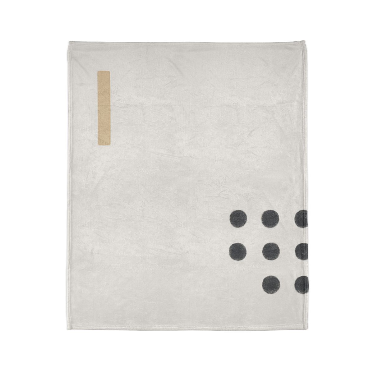 Clustered Dots With Missing Beat personalized cozy blankets