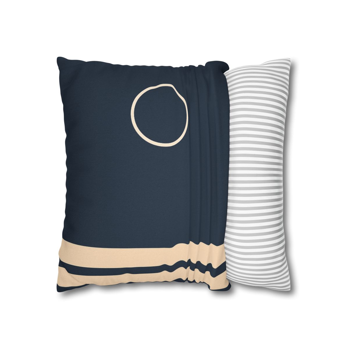 Quiet Column And Floating Ring designer print pillow cases