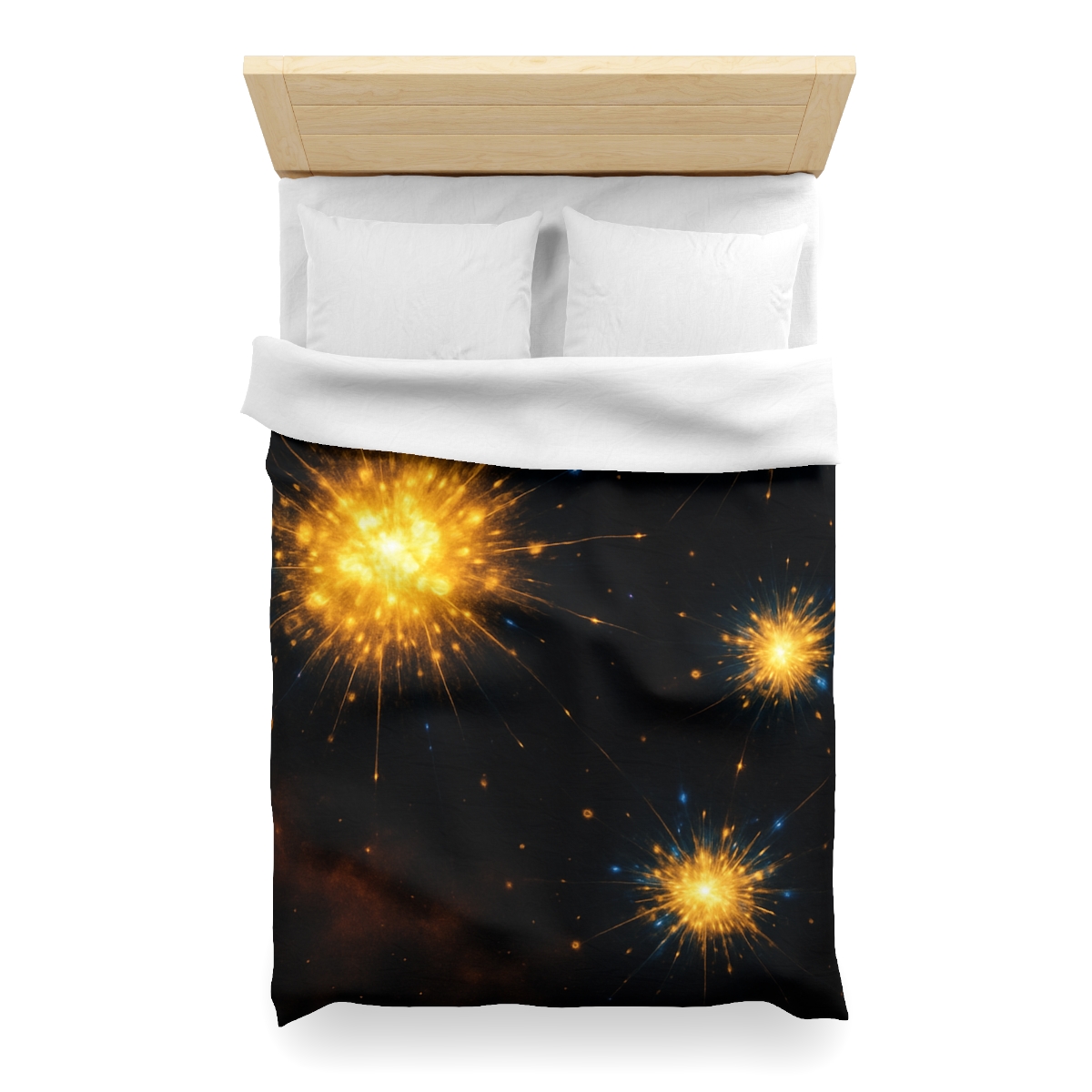 Photon Burst Constellation designer printed duvets