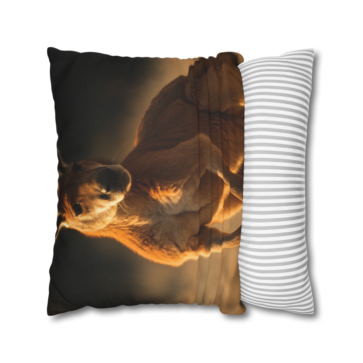 Ember Mantle Red Kangaroo soft cotton pillow cases